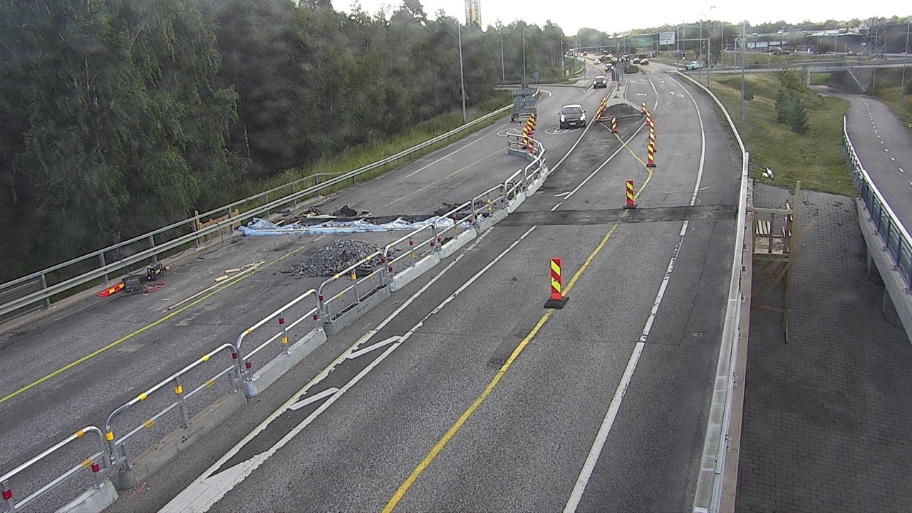 Weather Camera Image Väg 4 Oleåborg, Pateniemi, Oulu, Pohjois-Pohjanmaa