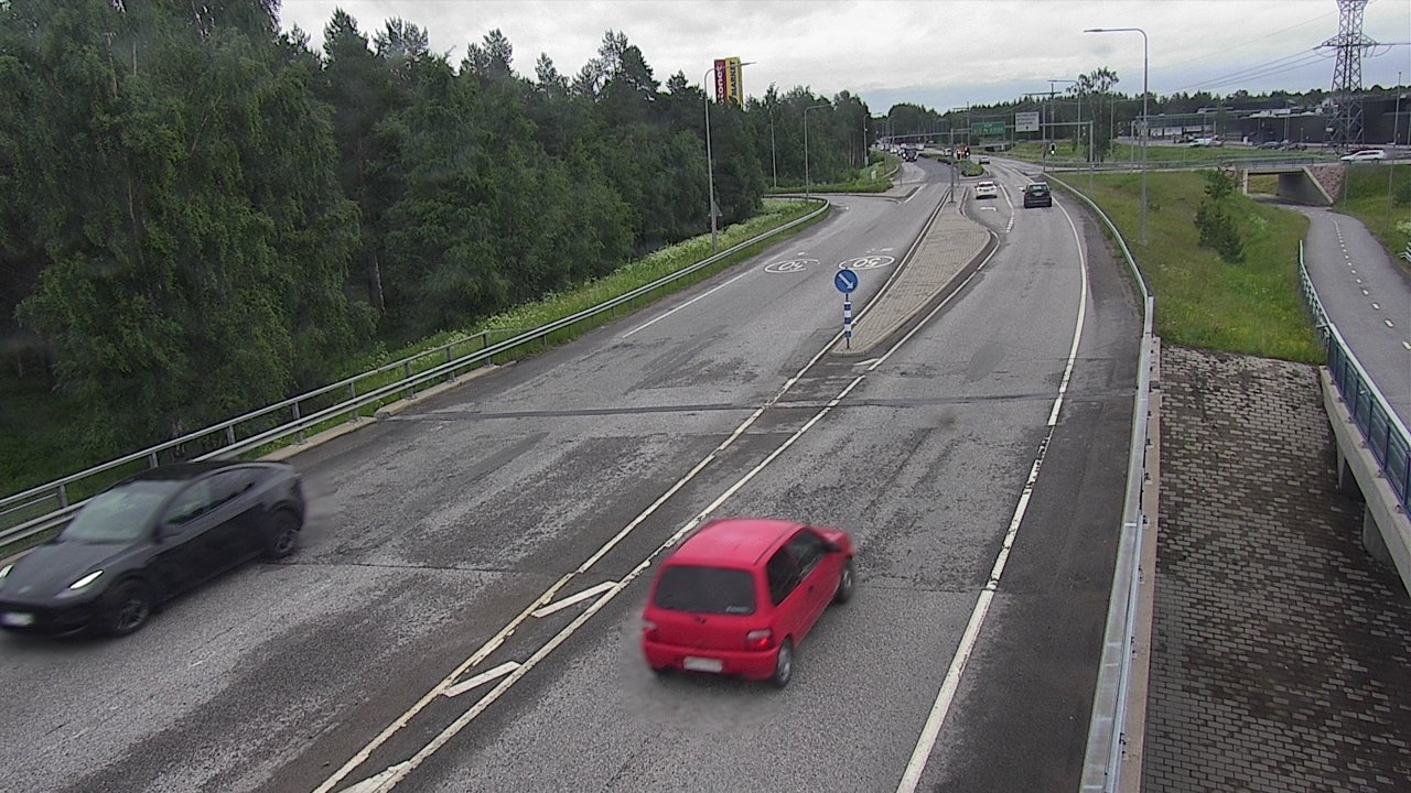 Weather Camera Image Väg 4 Oleåborg, Pateniemi, Oulu, Pohjois-Pohjanmaa
