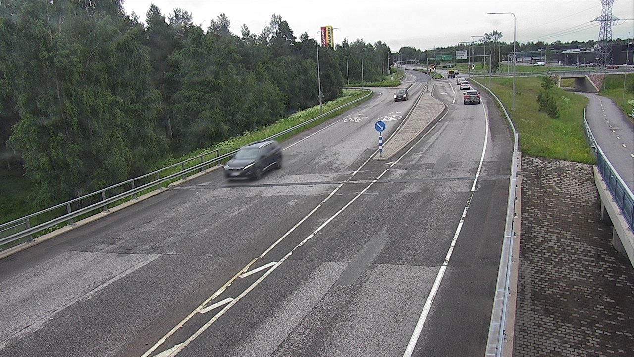 Weather Camera Image Väg 4 Oleåborg, Pateniemi, Oulu, Pohjois-Pohjanmaa