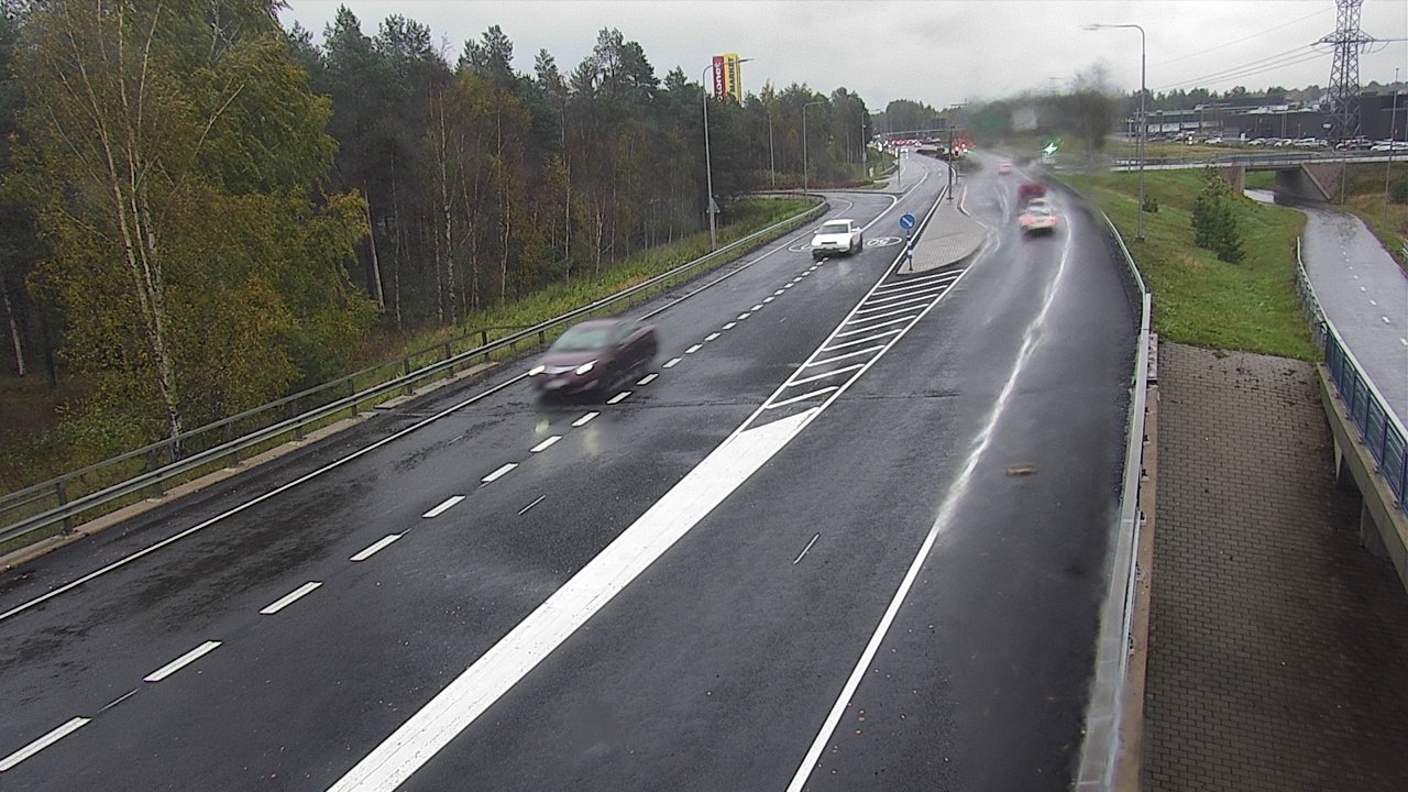 Weather Camera Image Väg 4 Oleåborg, Pateniemi, Oulu, Pohjois-Pohjanmaa