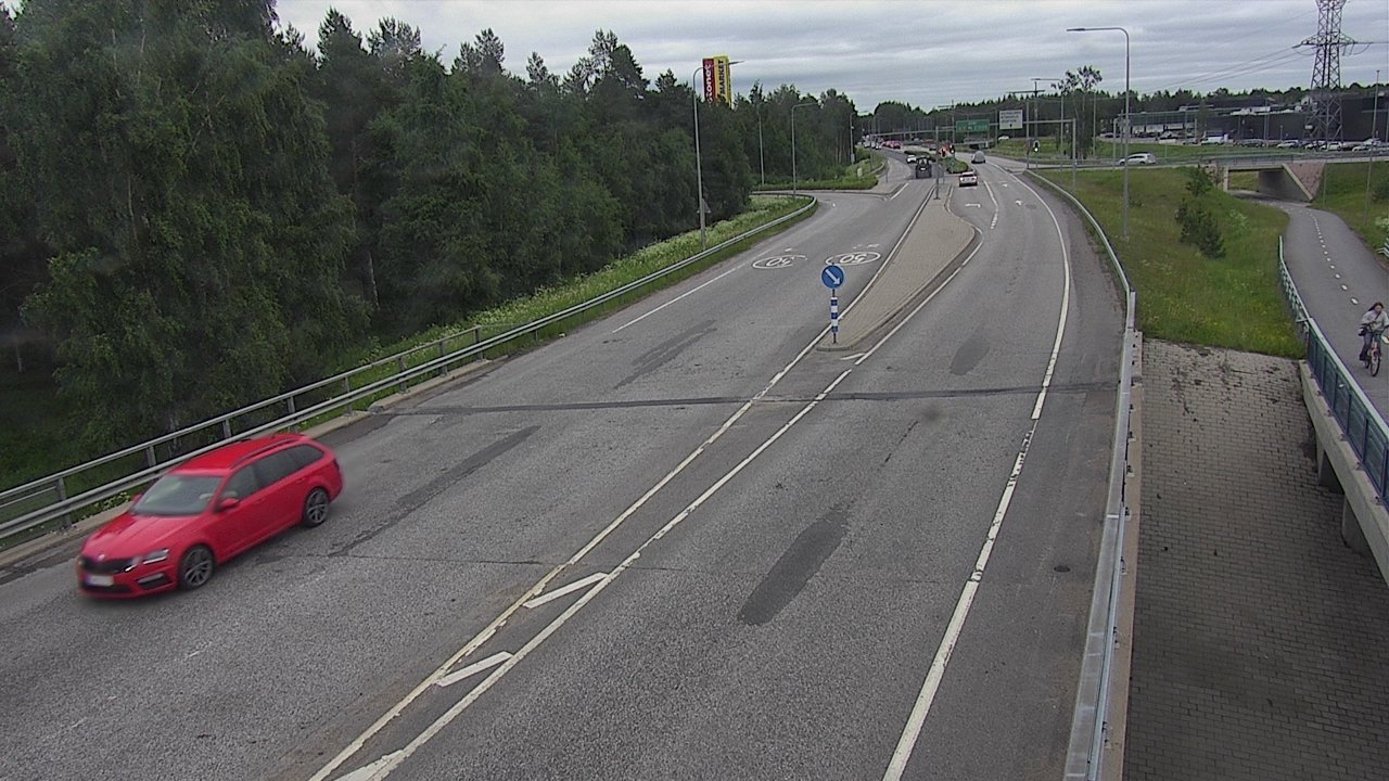 Weather Camera Image Väg 4 Oleåborg, Pateniemi, Oulu, Pohjois-Pohjanmaa