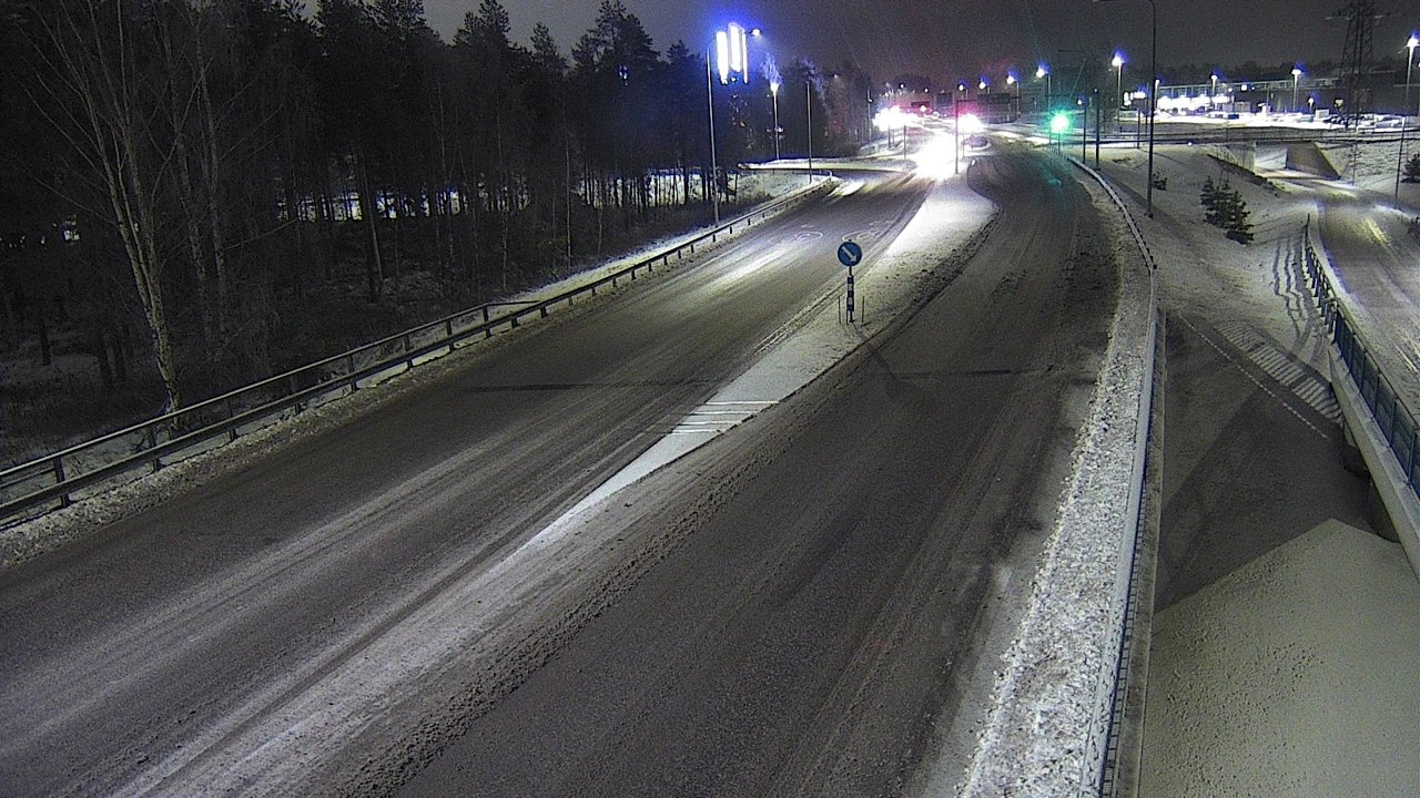 Weather Camera Image Väg 4 Oleåborg, Pateniemi, Oulu, Pohjois-Pohjanmaa