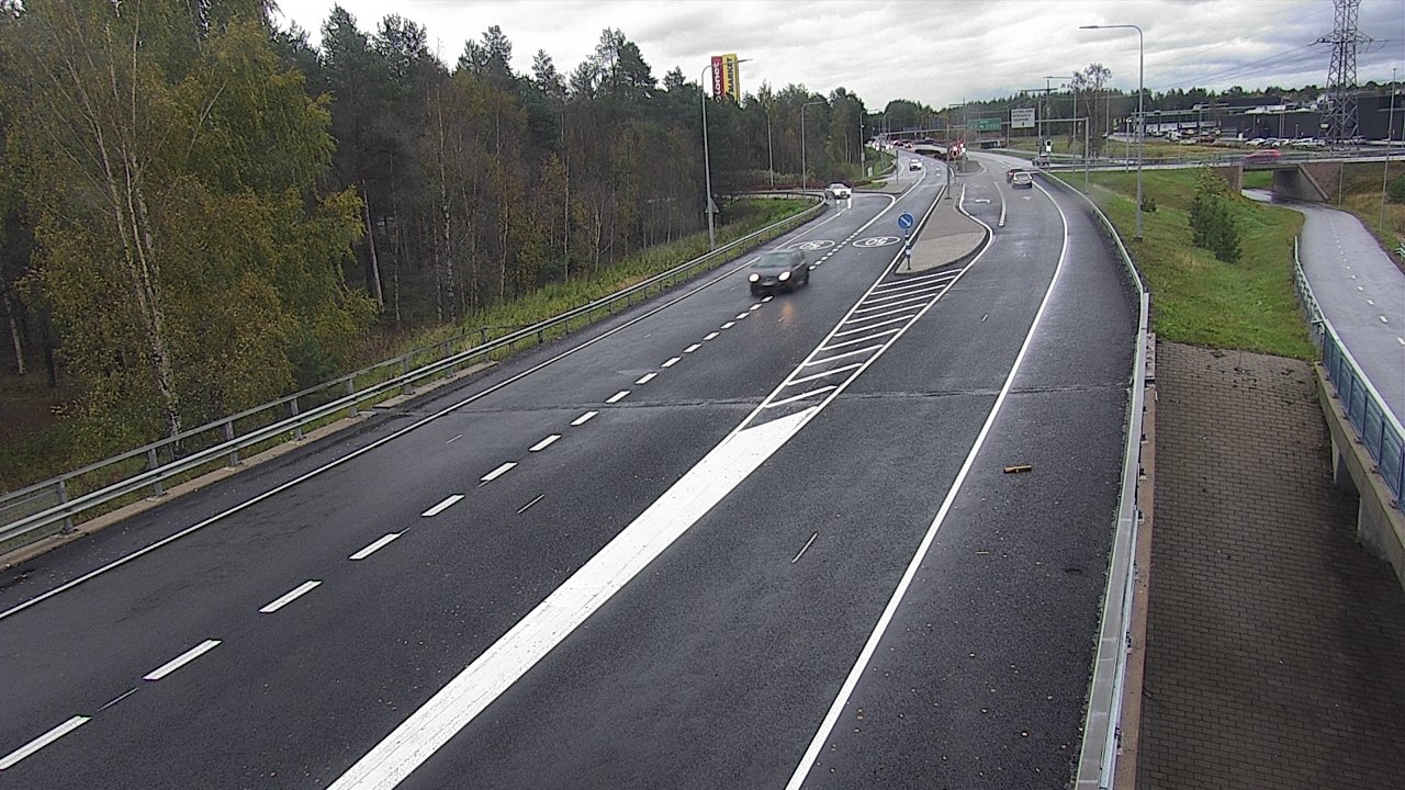 Weather Camera Image Väg 4 Oleåborg, Pateniemi, Oulu, Pohjois-Pohjanmaa