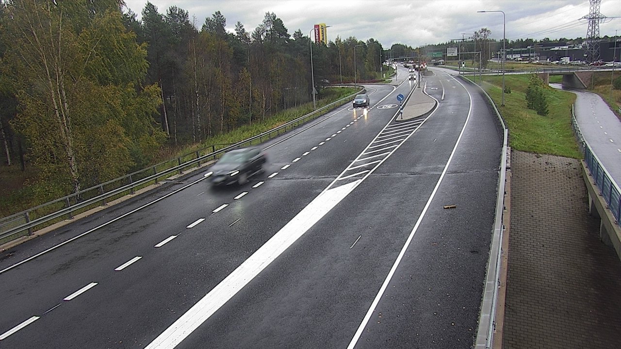 Weather Camera Image Väg 4 Oleåborg, Pateniemi, Oulu, Pohjois-Pohjanmaa