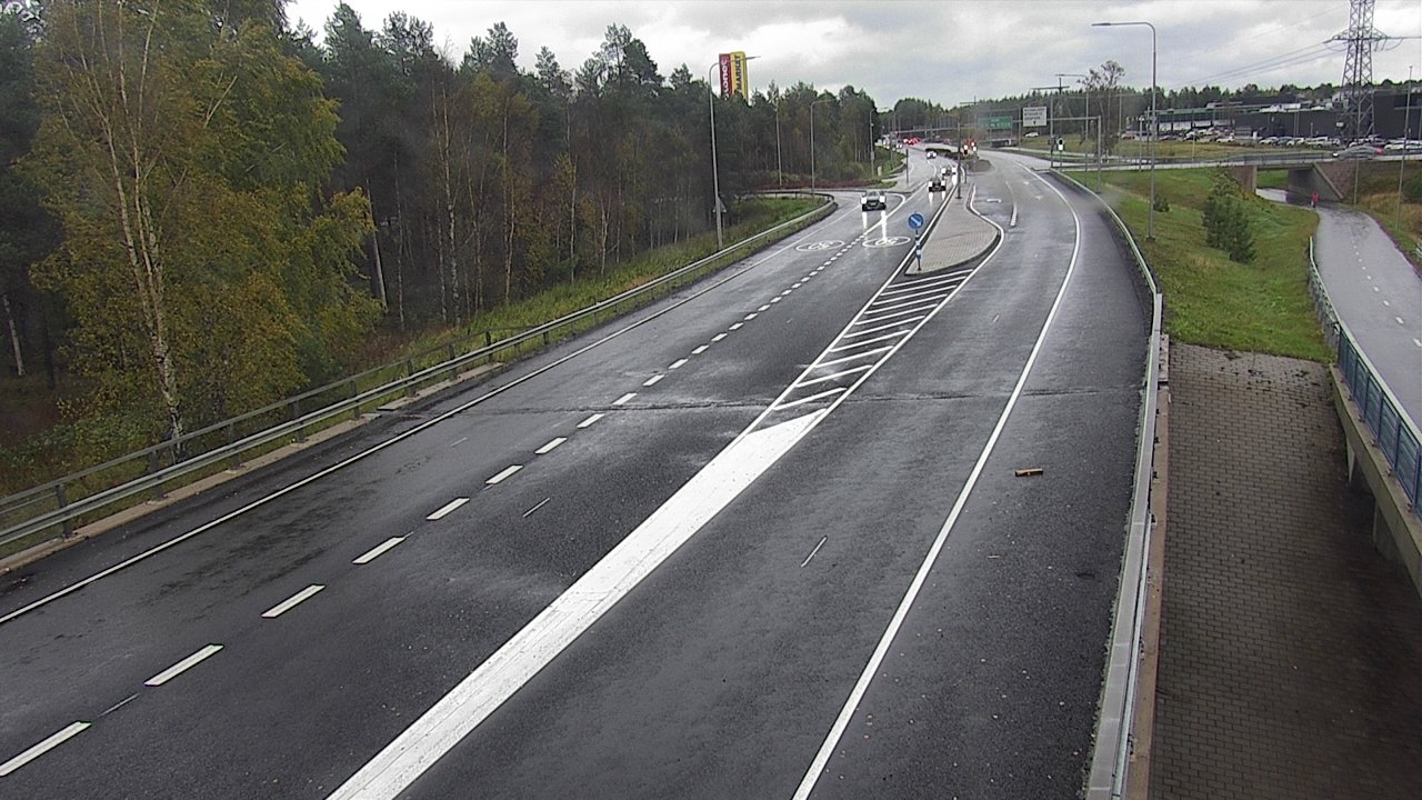 Weather Camera Image Väg 4 Oleåborg, Pateniemi, Oulu, Pohjois-Pohjanmaa