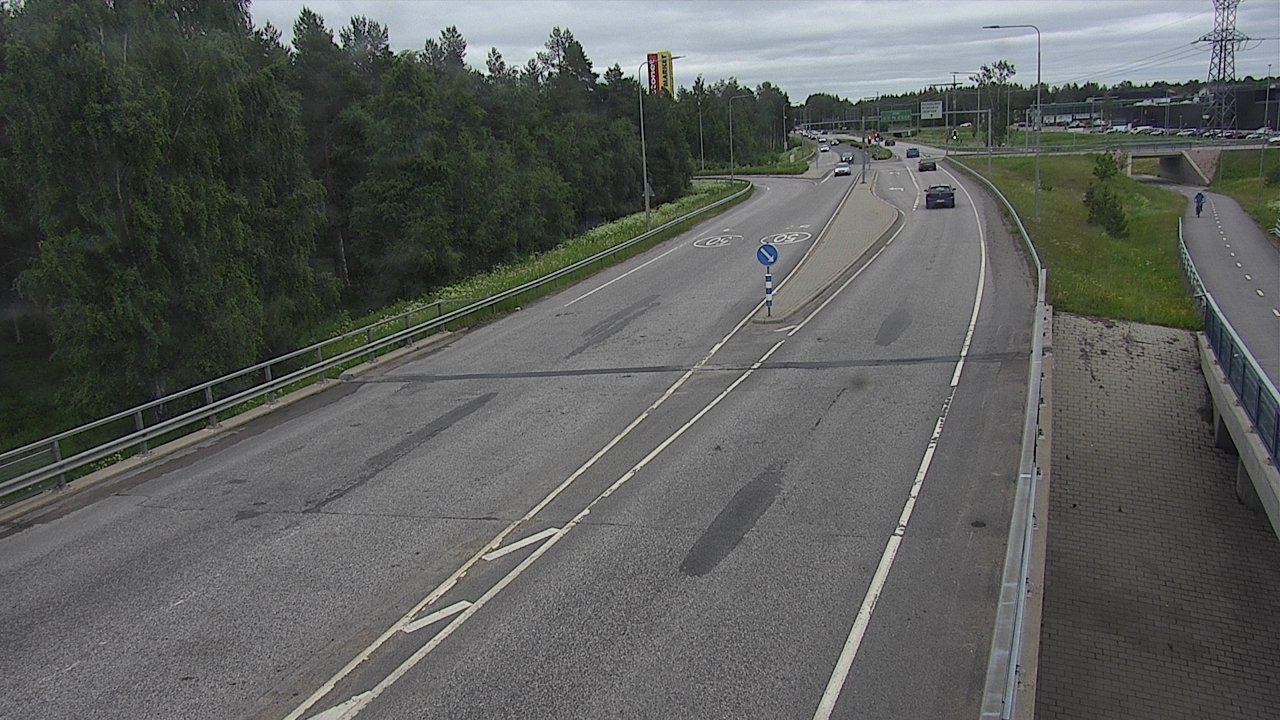 Weather Camera Image Väg 4 Oleåborg, Pateniemi, Oulu, Pohjois-Pohjanmaa