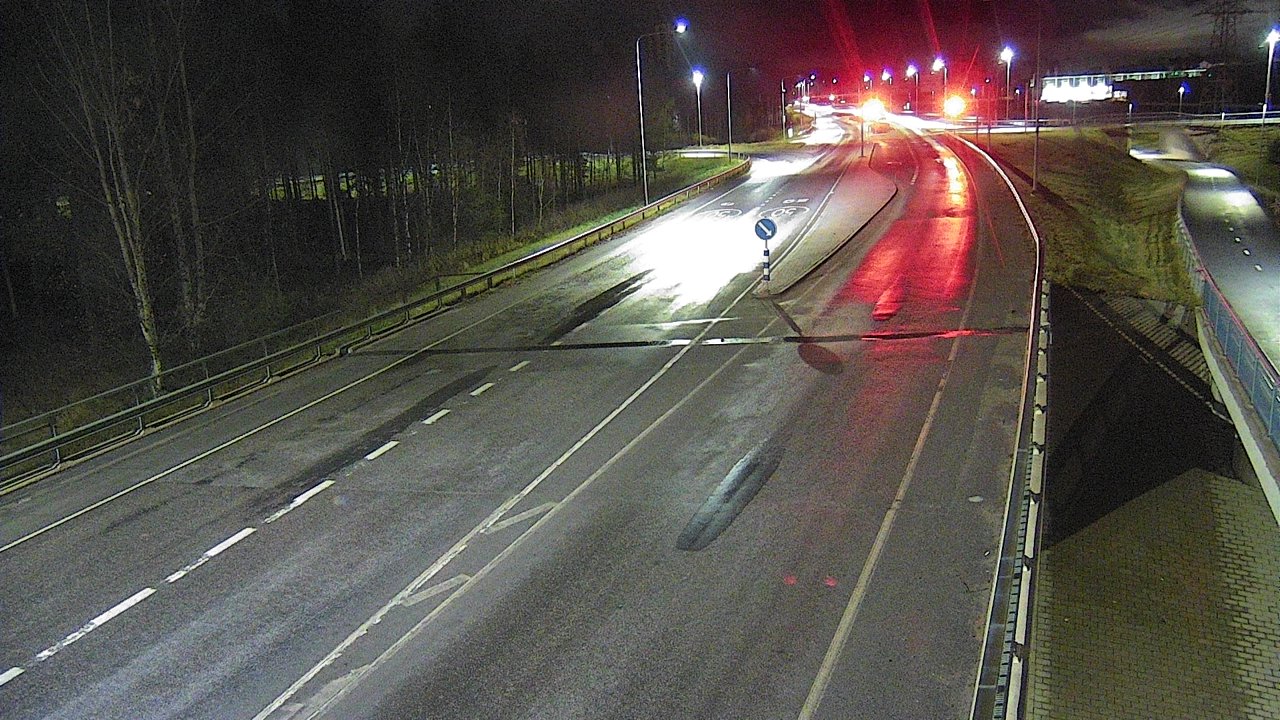 Weather Camera Image Väg 4 Oleåborg, Pateniemi, Oulu, Pohjois-Pohjanmaa