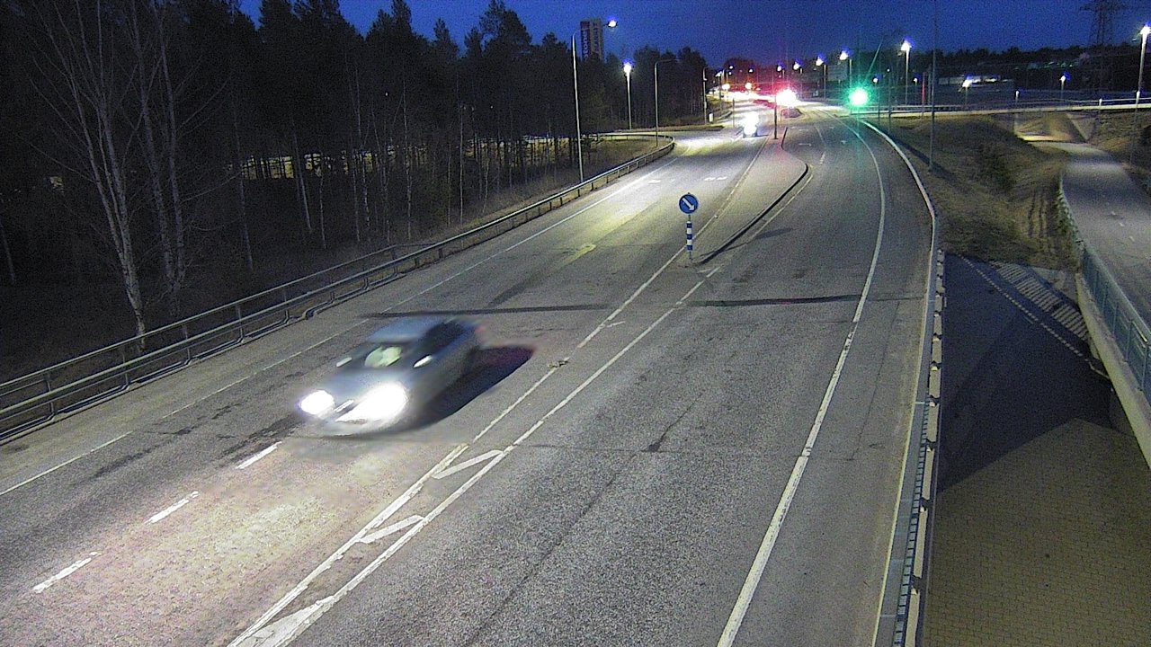 Weather Camera Image Väg 4 Oleåborg, Pateniemi, Oulu, Pohjois-Pohjanmaa