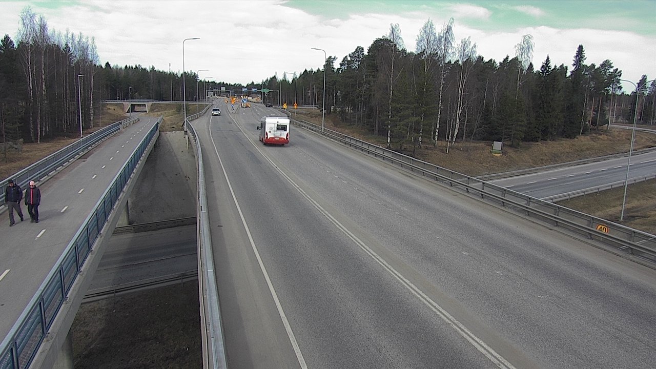 Weather Camera Image Road 4 Oulu, Pateniemi, Oulu, Pohjois-Pohjanmaa