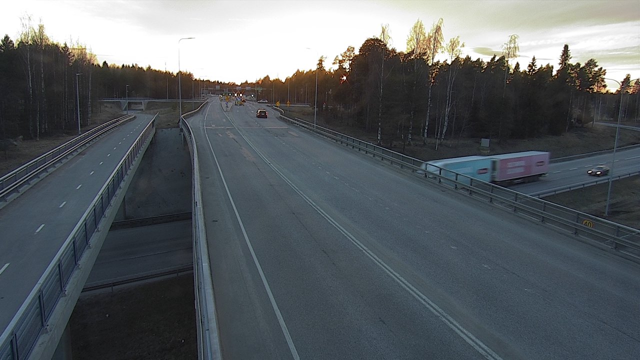 Weather Camera Image Road 4 Oulu, Pateniemi, Oulu, Pohjois-Pohjanmaa