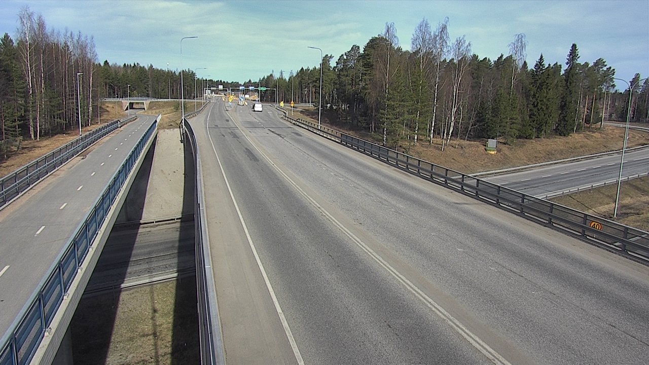 Weather Camera Image Road 4 Oulu, Pateniemi, Oulu, Pohjois-Pohjanmaa