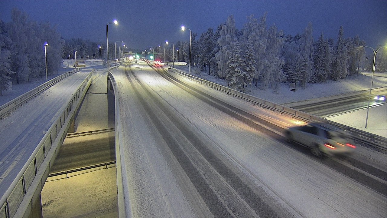 Weather Camera Image Road 4 Oulu, Pateniemi, Oulu, Pohjois-Pohjanmaa