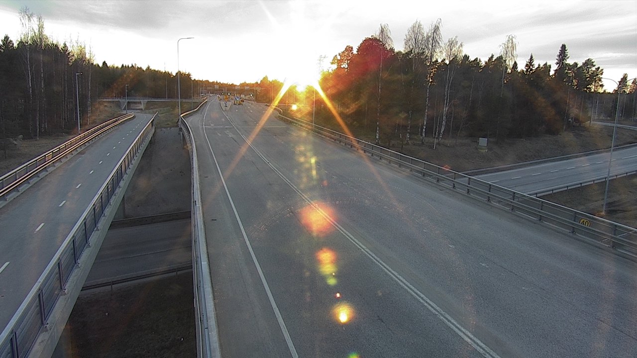 Weather Camera Image Road 4 Oulu, Pateniemi, Oulu, Pohjois-Pohjanmaa