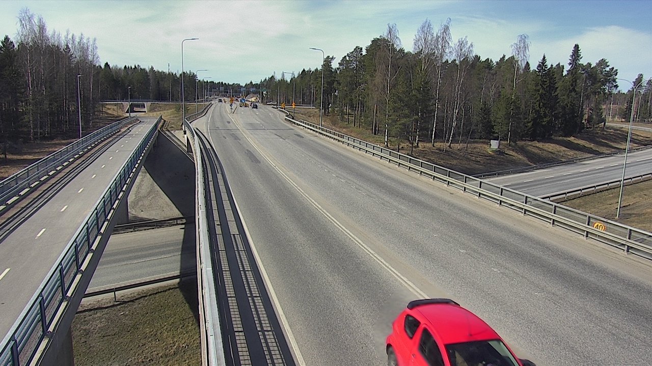 Weather Camera Image Road 4 Oulu, Pateniemi, Oulu, Pohjois-Pohjanmaa