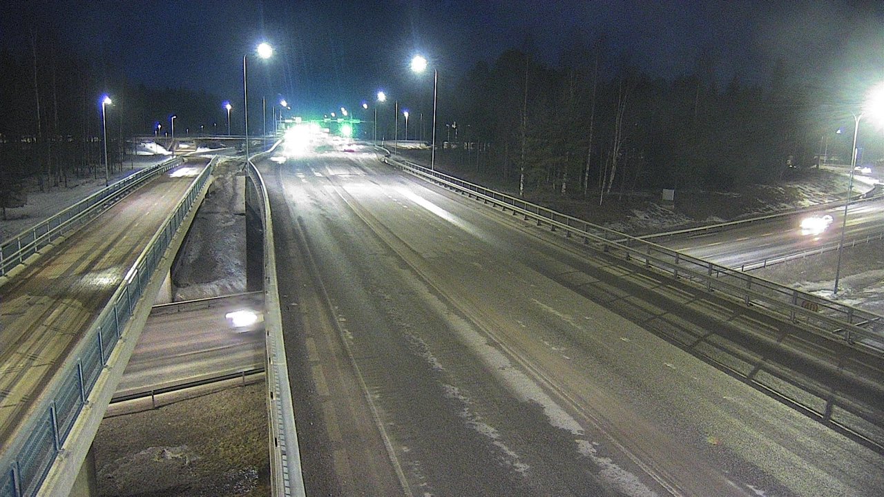 Weather Camera Image Väg 4 Oleåborg, Pateniemi, Oulu, Pohjois-Pohjanmaa