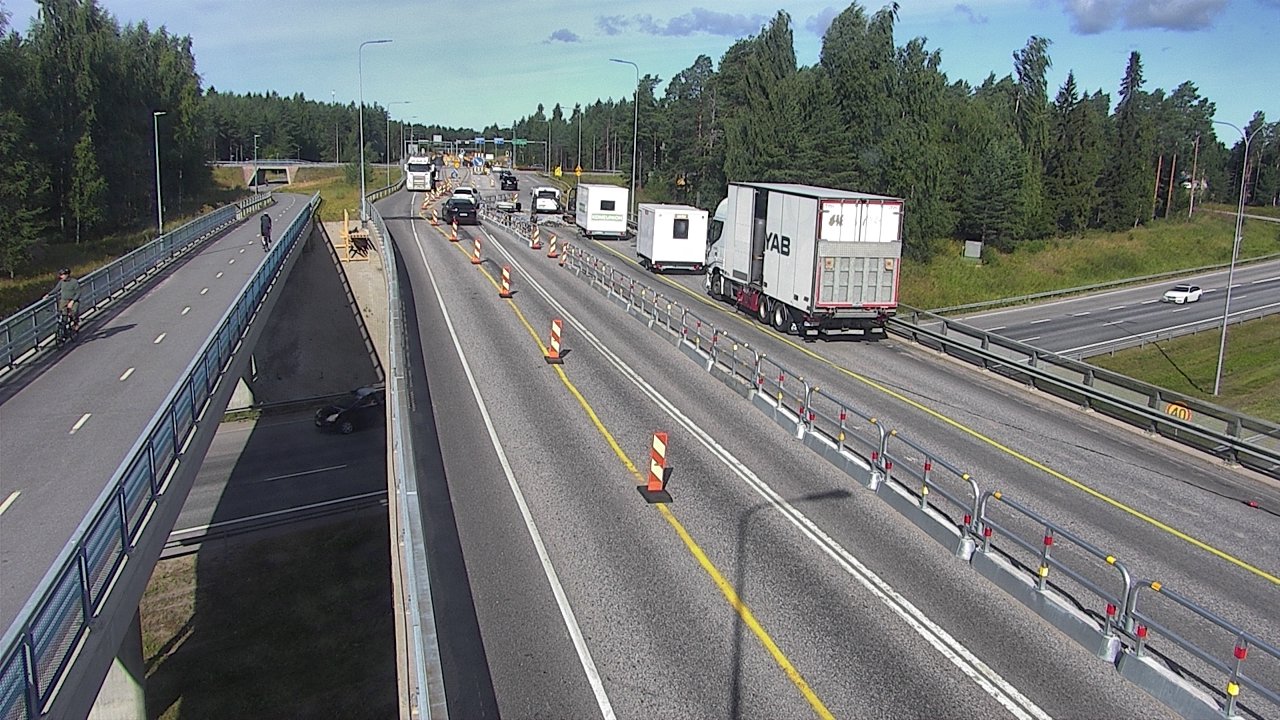 Weather Camera Image Road 4 Oulu, Pateniemi, Oulu, Pohjois-Pohjanmaa