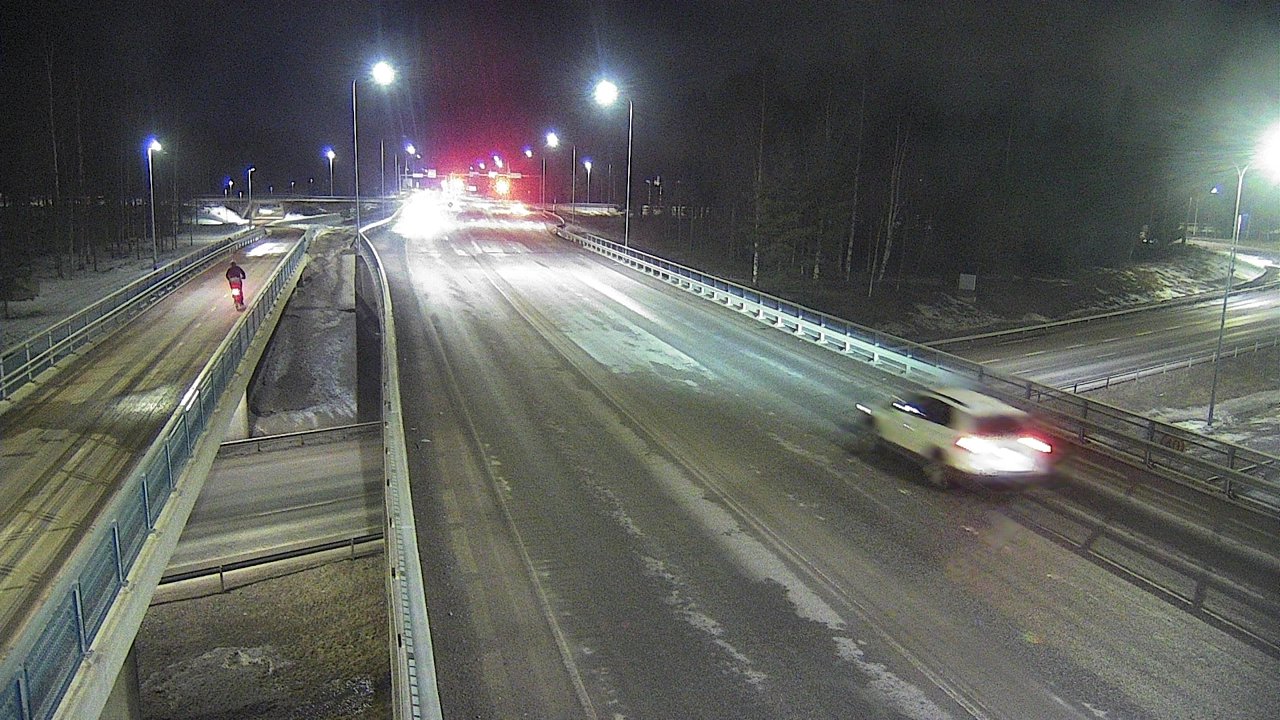 Weather Camera Image Väg 4 Oleåborg, Pateniemi, Oulu, Pohjois-Pohjanmaa