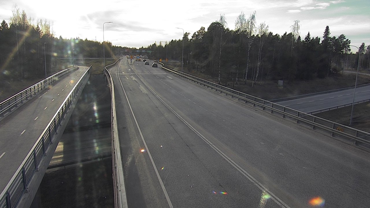 Weather Camera Image Road 4 Oulu, Pateniemi, Oulu, Pohjois-Pohjanmaa