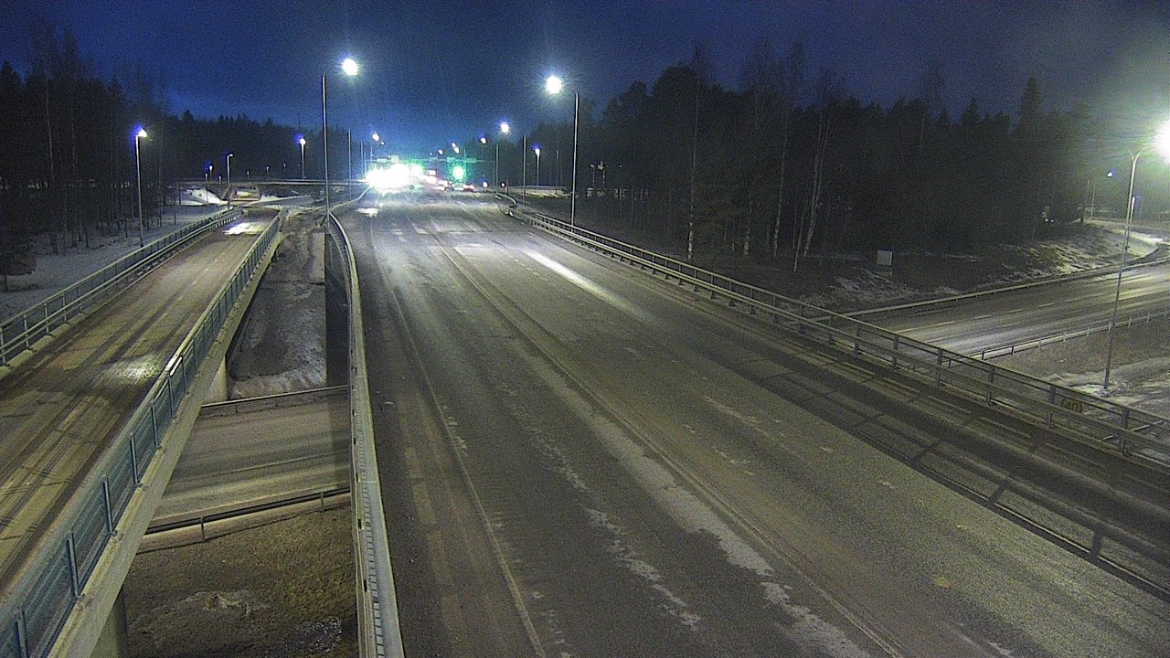 Weather Camera Image Väg 4 Oleåborg, Pateniemi, Oulu, Pohjois-Pohjanmaa