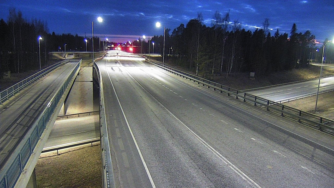 Weather Camera Image Väg 4 Oleåborg, Pateniemi, Oulu, Pohjois-Pohjanmaa
