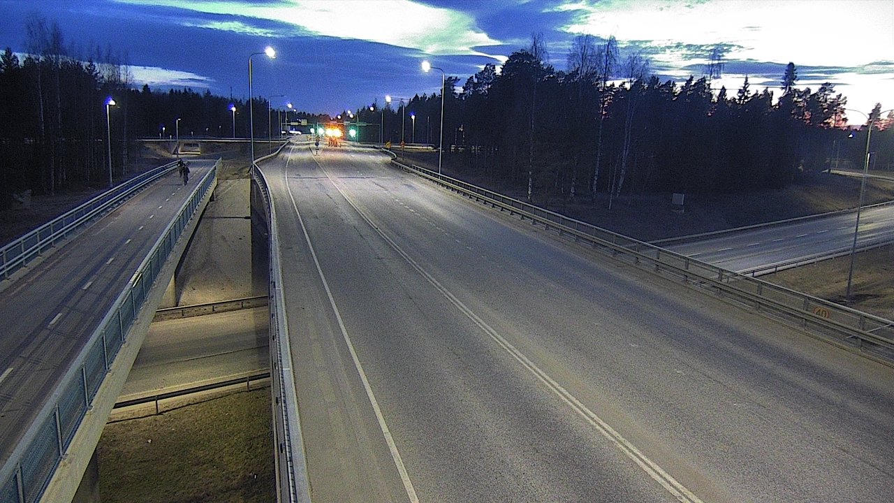 Weather Camera Image Road 4 Oulu, Pateniemi, Oulu, Pohjois-Pohjanmaa