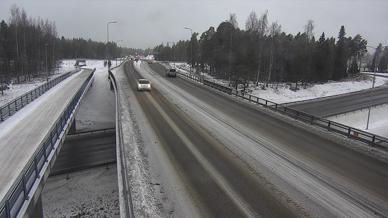 Weather Camera Image Väg 4 Oleåborg, Pateniemi, Oulu, Pohjois-Pohjanmaa