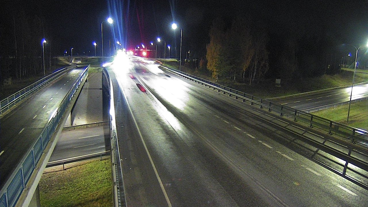 Weather Camera Image Väg 4 Oleåborg, Pateniemi, Oulu, Pohjois-Pohjanmaa