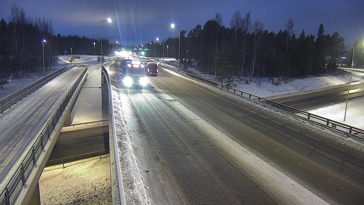 Weather Camera Image Road 4 Oulu, Pateniemi, Oulu, Pohjois-Pohjanmaa