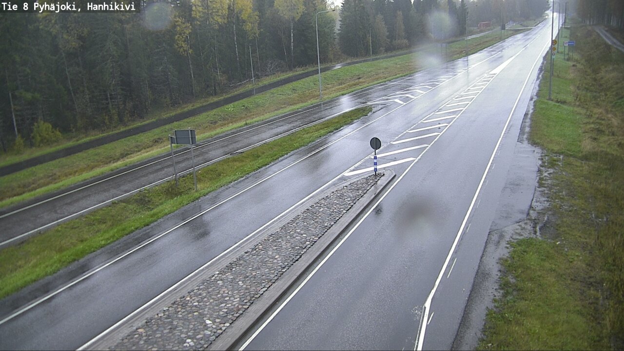Weather Camera Image Road 8 Pyhäjoki, Hanhikivi, Pyhäjoki, Pohjois-Pohjanmaa