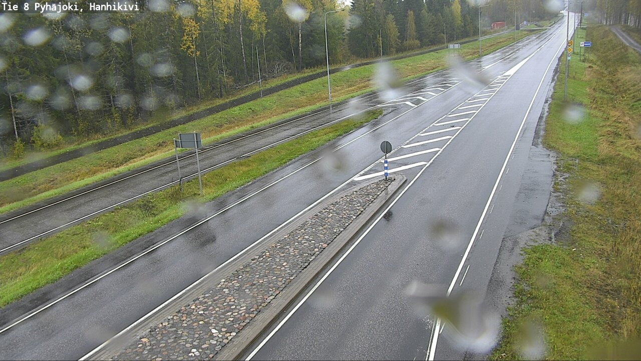 Weather Camera Image Väg 8 Pyhäjoki, Hanhikivi, Pyhäjoki, Pohjois-Pohjanmaa