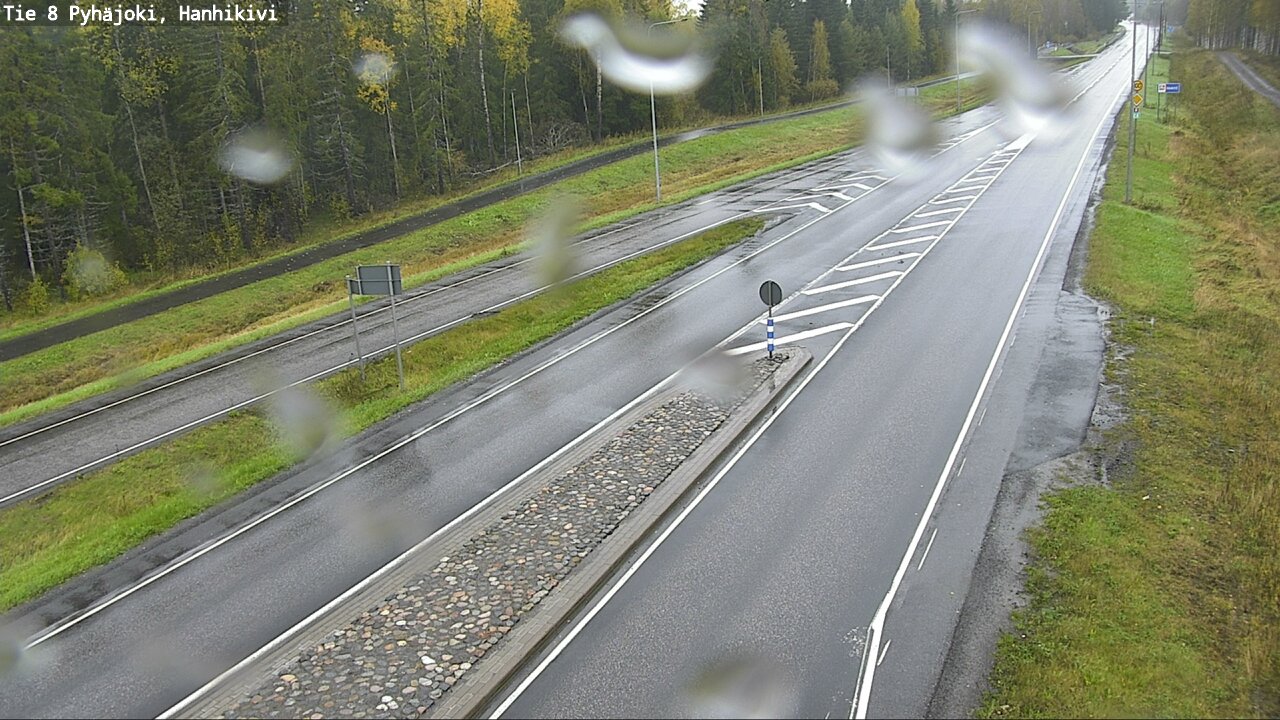Weather Camera Image Road 8 Pyhäjoki, Hanhikivi, Pyhäjoki, Pohjois-Pohjanmaa