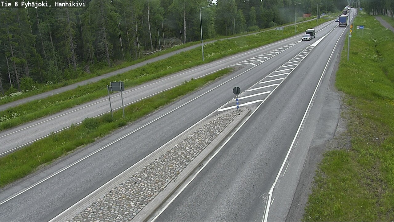 Kelikamerat Kuva Tie 8 Pyhäjoki, Hanhikivi, Pyhäjoki, Pohjois-Pohjanmaa