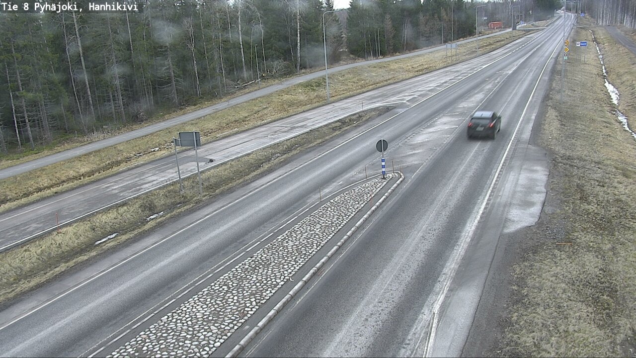 Weather Camera Image Väg 8 Pyhäjoki, Hanhikivi, Pyhäjoki, Pohjois-Pohjanmaa