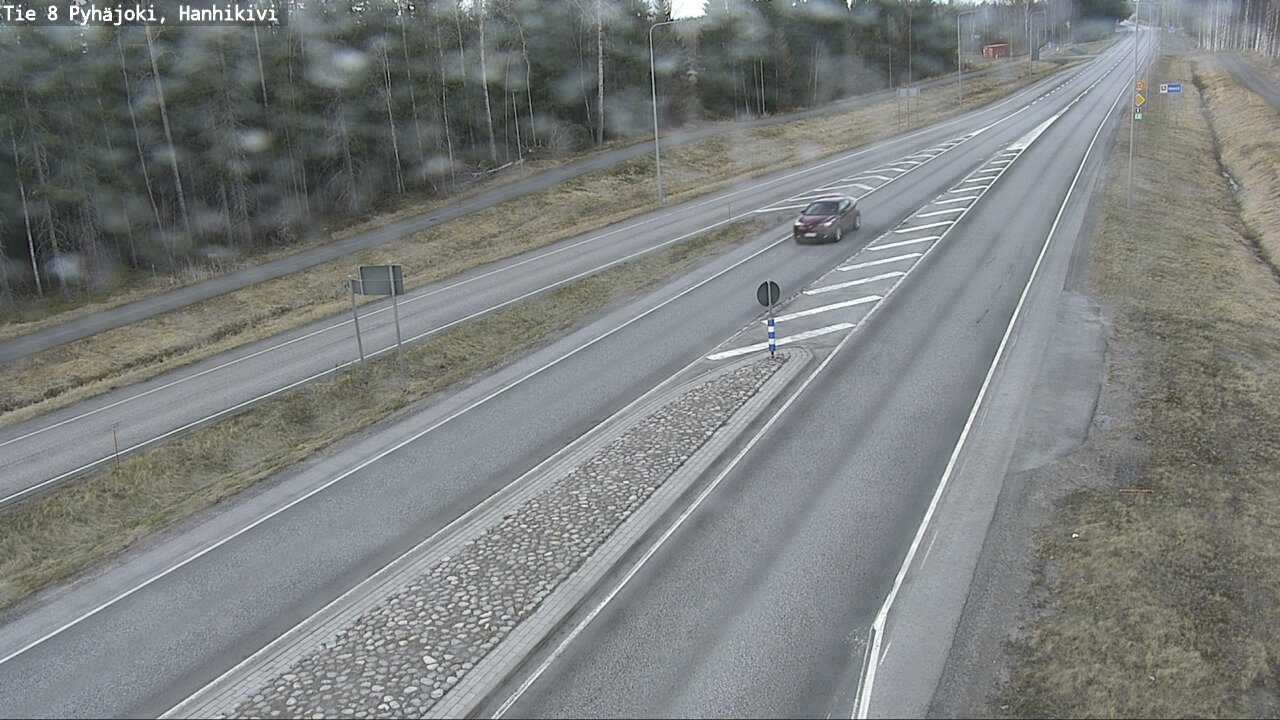 Weather Camera Image Väg 8 Pyhäjoki, Hanhikivi, Pyhäjoki, Pohjois-Pohjanmaa
