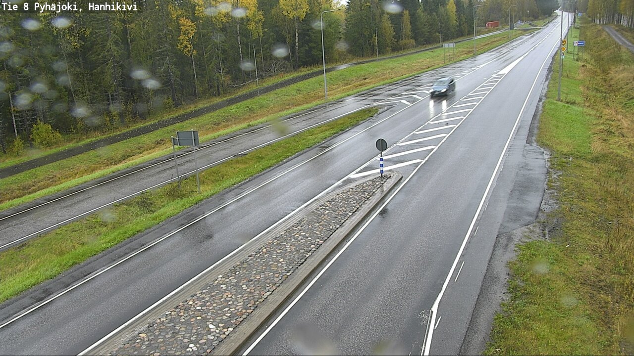 Weather Camera Image Väg 8 Pyhäjoki, Hanhikivi, Pyhäjoki, Pohjois-Pohjanmaa