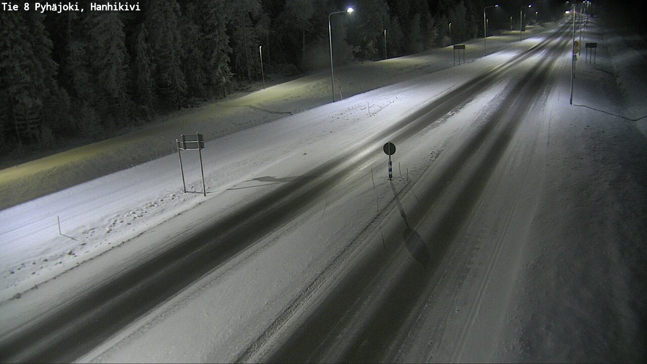 Weather Camera Image Road 8 Pyhäjoki, Hanhikivi, Pyhäjoki, Pohjois-Pohjanmaa