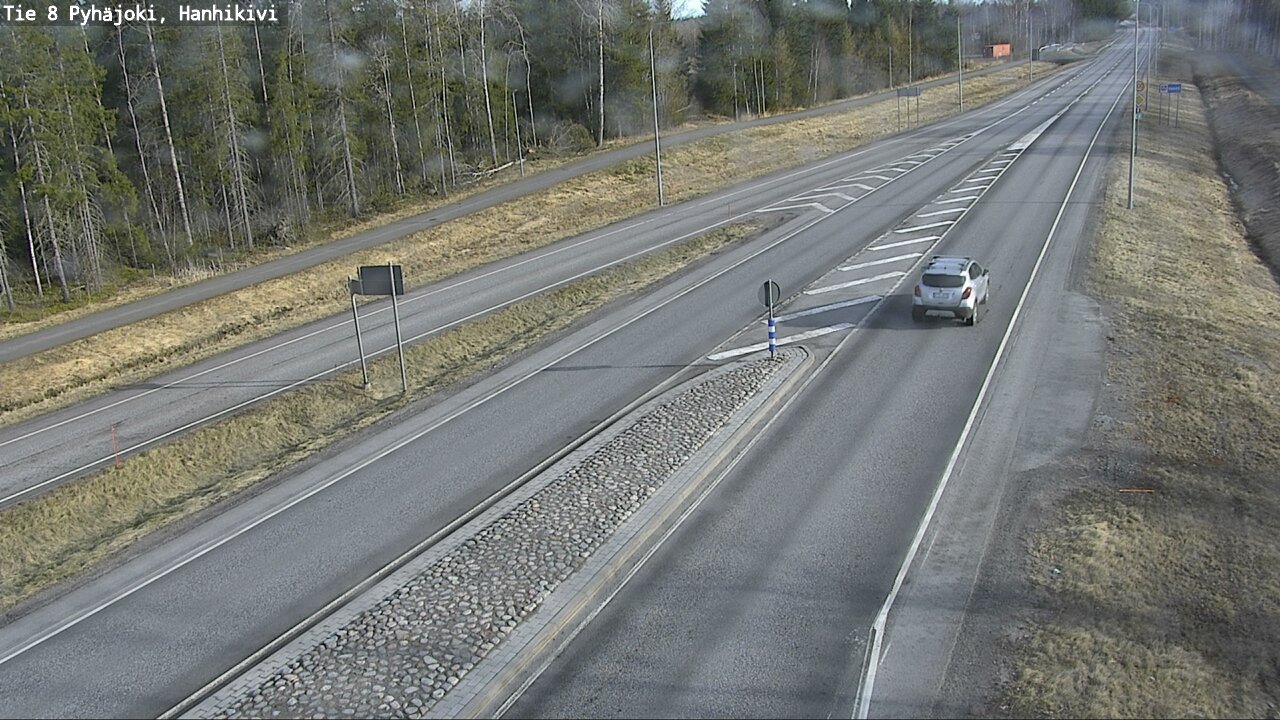 Weather Camera Image Väg 8 Pyhäjoki, Hanhikivi, Pyhäjoki, Pohjois-Pohjanmaa