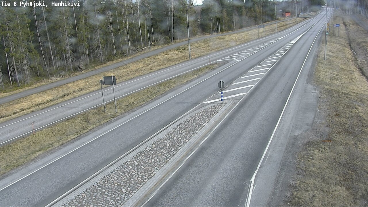 Weather Camera Image Väg 8 Pyhäjoki, Hanhikivi, Pyhäjoki, Pohjois-Pohjanmaa