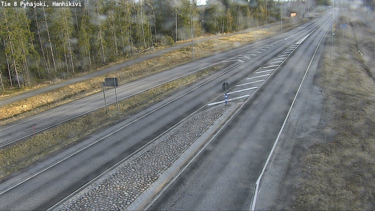 Weather Camera Image Väg 8 Pyhäjoki, Hanhikivi, Pyhäjoki, Pohjois-Pohjanmaa