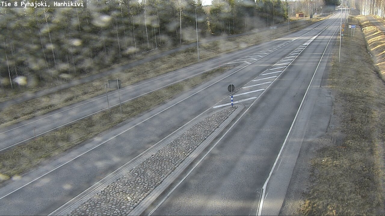 Weather Camera Image Väg 8 Pyhäjoki, Hanhikivi, Pyhäjoki, Pohjois-Pohjanmaa