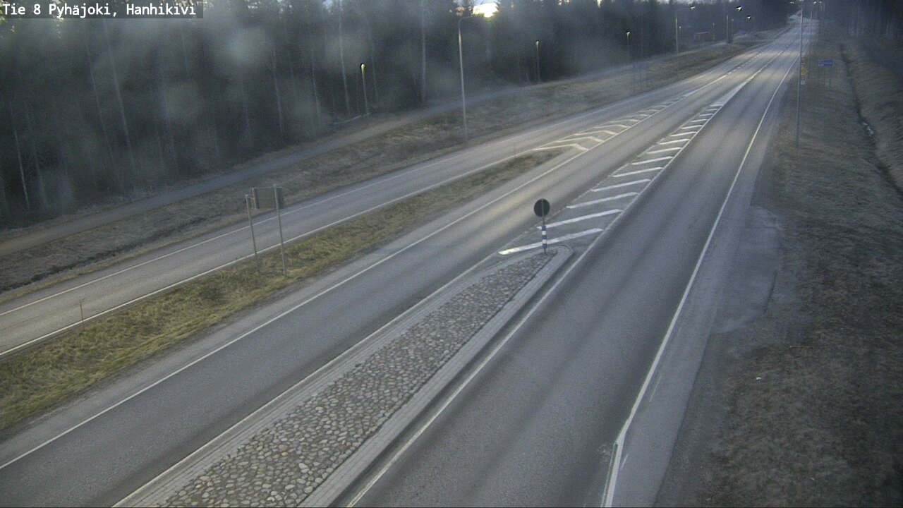 Weather Camera Image Väg 8 Pyhäjoki, Hanhikivi, Pyhäjoki, Pohjois-Pohjanmaa