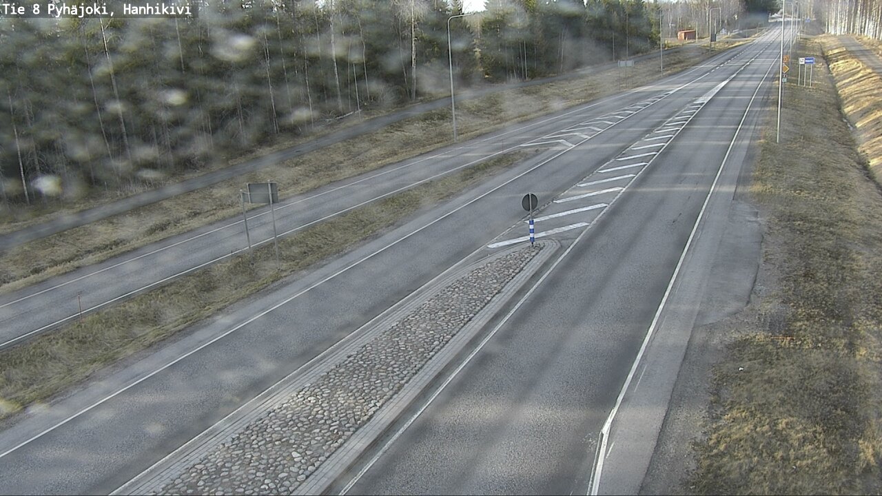 Weather Camera Image Väg 8 Pyhäjoki, Hanhikivi, Pyhäjoki, Pohjois-Pohjanmaa