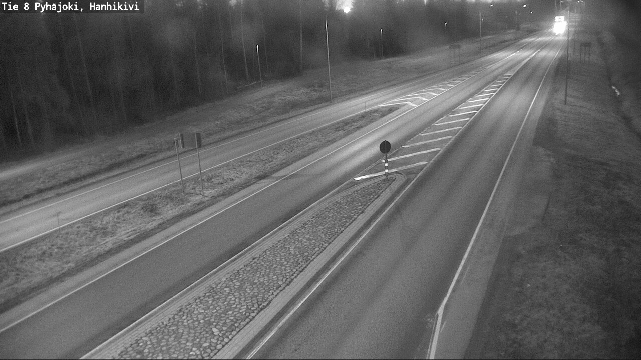 Weather Camera Image Väg 8 Pyhäjoki, Hanhikivi, Pyhäjoki, Pohjois-Pohjanmaa