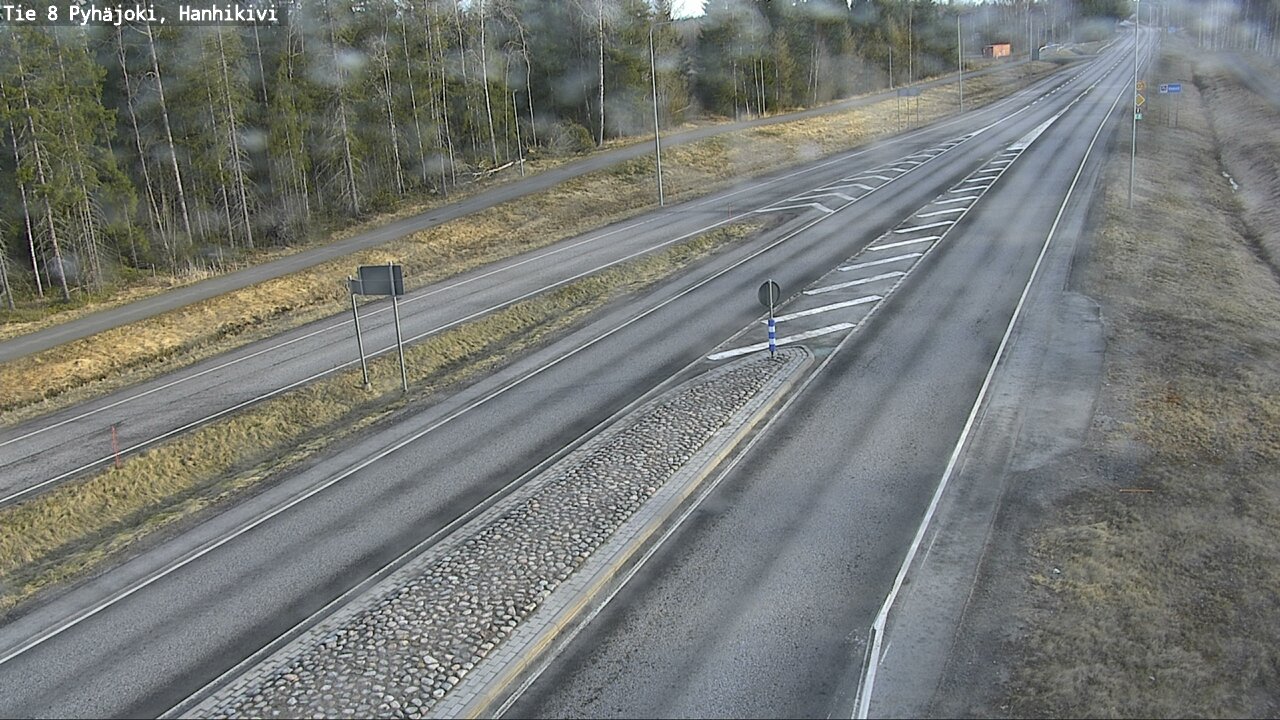 Weather Camera Image Väg 8 Pyhäjoki, Hanhikivi, Pyhäjoki, Pohjois-Pohjanmaa