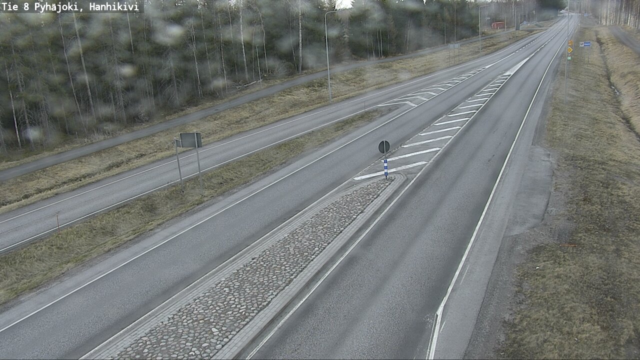 Weather Camera Image Väg 8 Pyhäjoki, Hanhikivi, Pyhäjoki, Pohjois-Pohjanmaa