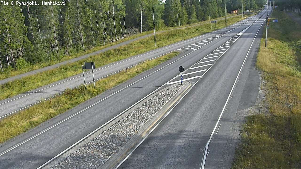 Weather Camera Image Road 8 Pyhäjoki, Hanhikivi, Pyhäjoki, Pohjois-Pohjanmaa