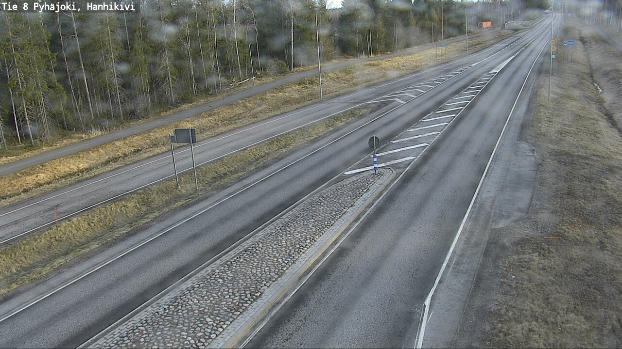 Weather Camera Image Väg 8 Pyhäjoki, Hanhikivi, Pyhäjoki, Pohjois-Pohjanmaa