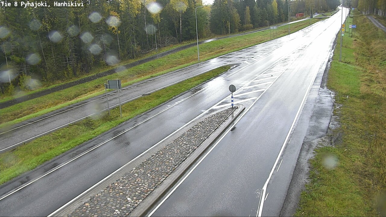 Weather Camera Image Väg 8 Pyhäjoki, Hanhikivi, Pyhäjoki, Pohjois-Pohjanmaa