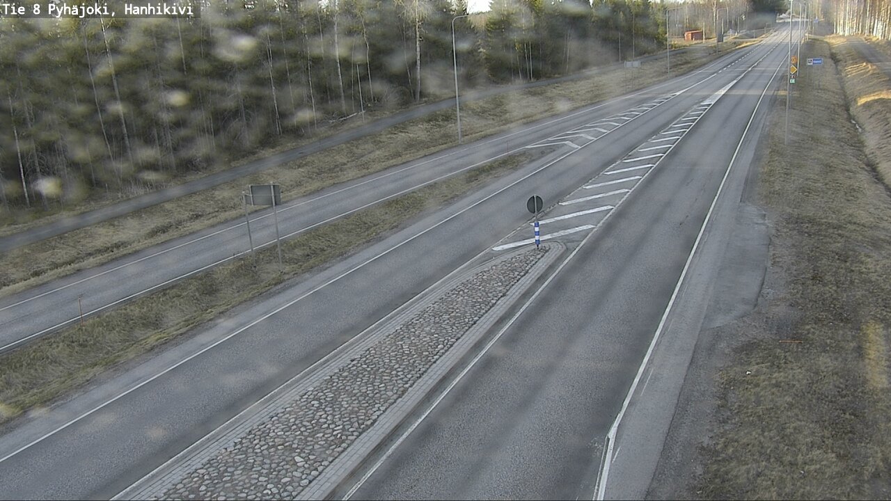 Weather Camera Image Väg 8 Pyhäjoki, Hanhikivi, Pyhäjoki, Pohjois-Pohjanmaa