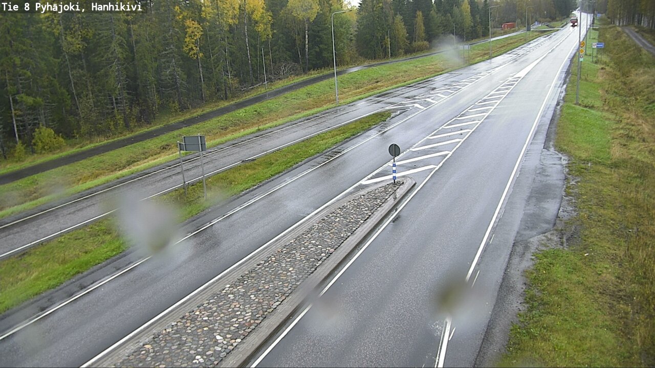 Weather Camera Image Road 8 Pyhäjoki, Hanhikivi, Pyhäjoki, Pohjois-Pohjanmaa